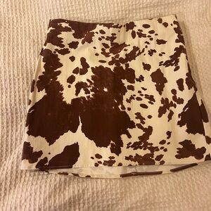 🤠 SHOW ME YOUR MUMU 🤎 Cow Print Skirt